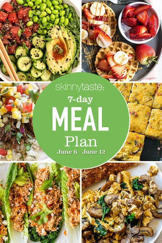 7 Day Wholesome Meal Plan (June 6-12)