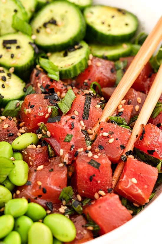 Tuna Poke Salad – health meals diets