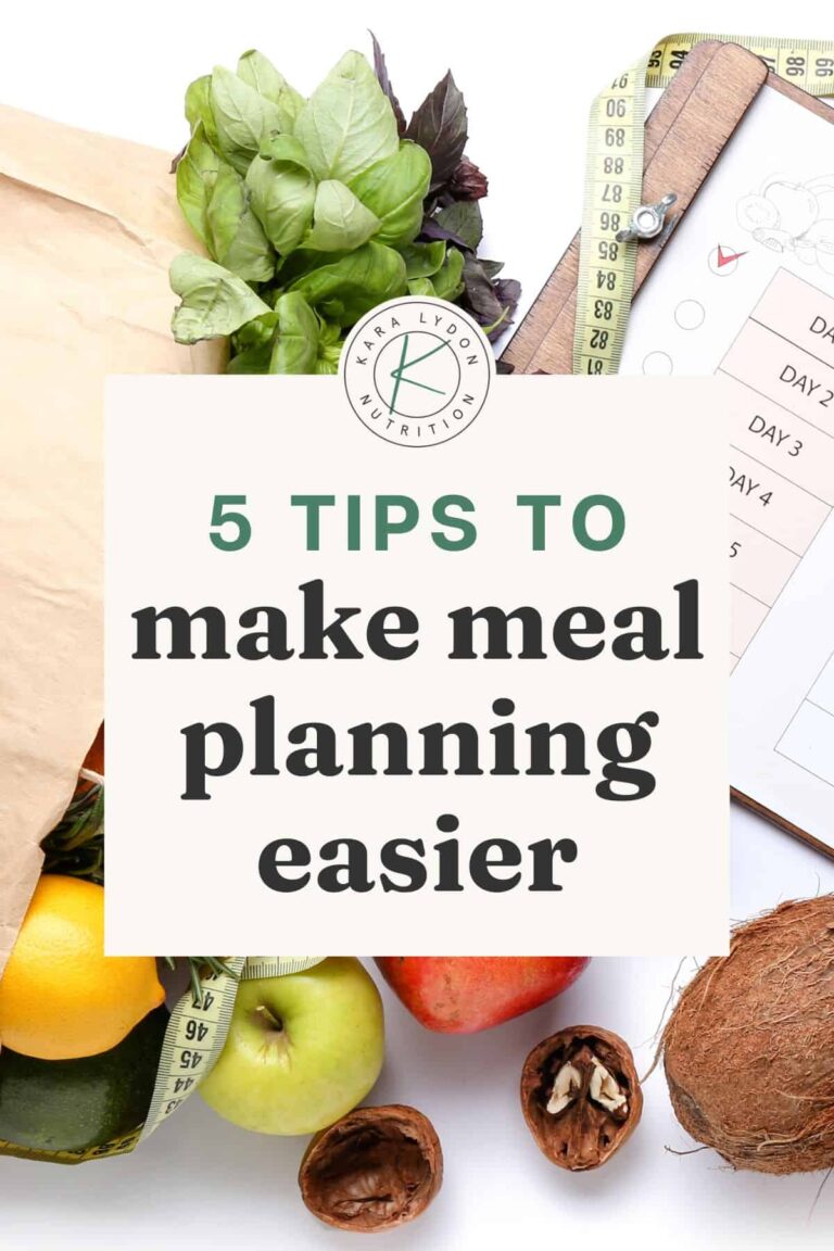 5 Tricks to Make Meal Planning Easier