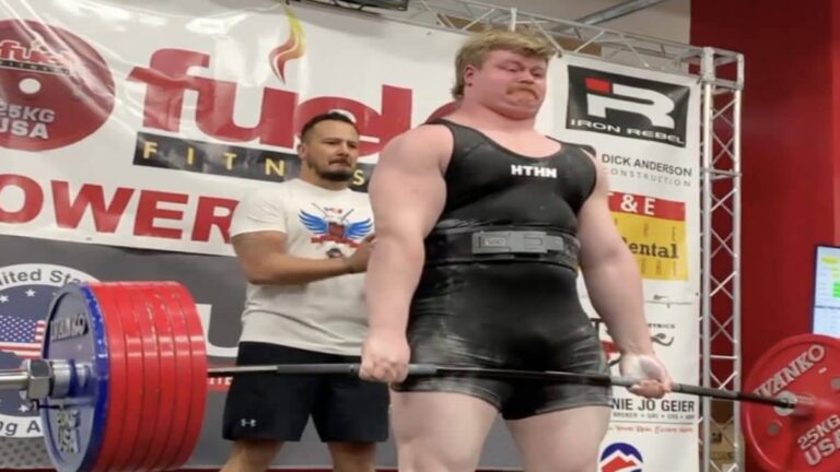 19-Year-Old Powerlifter Max Shethar (140KG) Breaks 2 World Records in Teen 18-19 Division