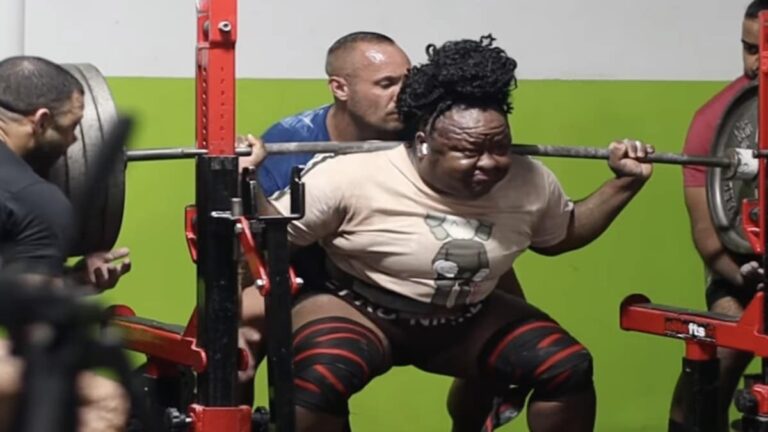 Powerlifter Sherine Marcelle (90KG) Squats 297 Kilograms (655 Pounds) W/Wraps for New All-Time PR