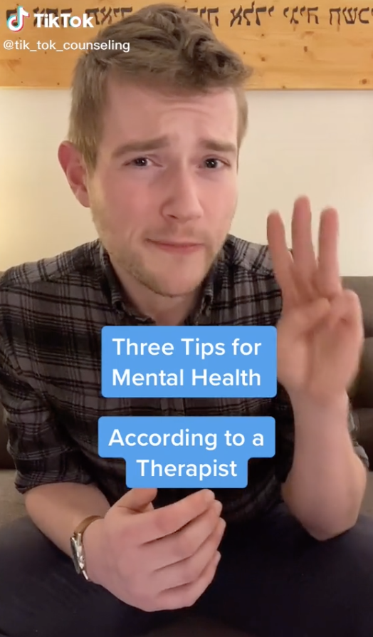 TikTok Tip: 3 Mental Health Tips From a Therapist