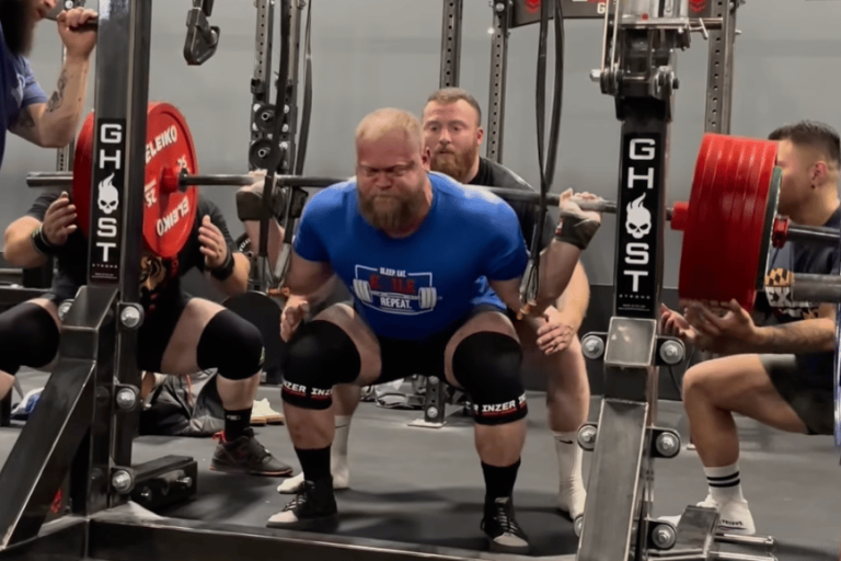 Watch Phillip Herndon (110KG) Squat 5 Kilograms More Than Current Raw World Record