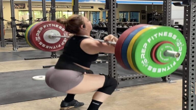 Weightlifter Kate Vibert Scores 162-Kilogram (356-Pound) Front Squat PR