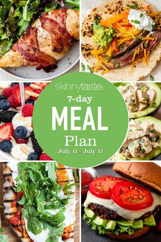 7 Day Healthy Meal Plan (July 11-17)