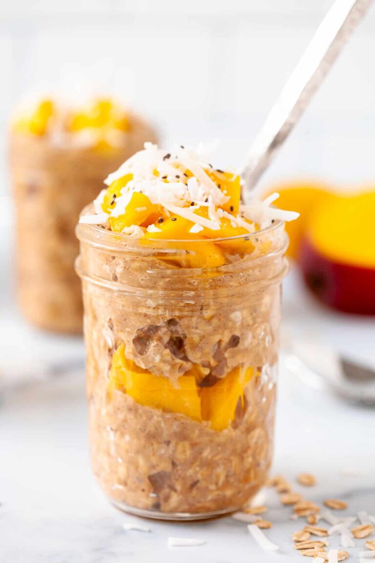 Mango Overnight Oats | Kara Lydon