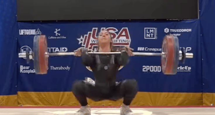 Weightlifter Katie Estep (59KG) Sets 3 Junior American Records on the 2022 USA National Championships