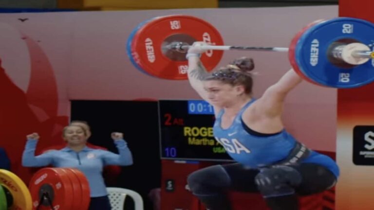 Weightlifter Mattie Rogers (76KG) Clean & Jerks 141 Kilograms For Recent Senior American Record