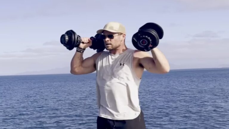 Actor Chris Hemsworth Issued a 5-Round, 50-Rep Full-Body Workout Challenge