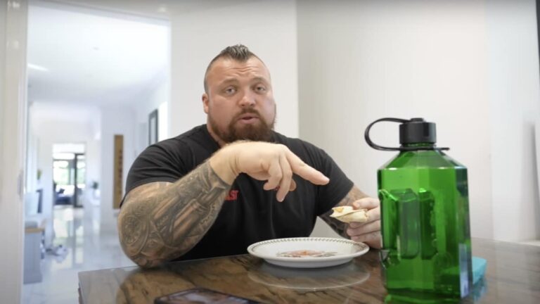 Here’s How Eddie Hall is Eating Ahead of His Return to Strongman in 2022