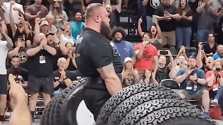 Oleksii Novikov Sets Recent Hummer Tire Deadlift World Record of 549 Kilograms (1,210 Kilos)