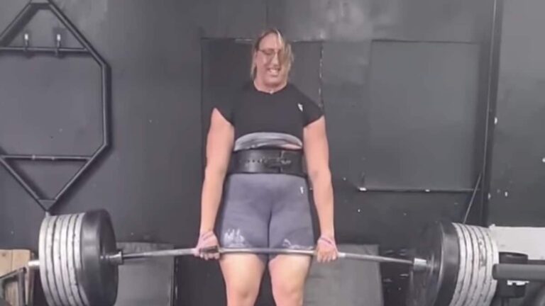 Strongwoman Lucy Underdown Deadlifts Unofficial World Record of 302.5 Kilograms (667 Kilos) in Training