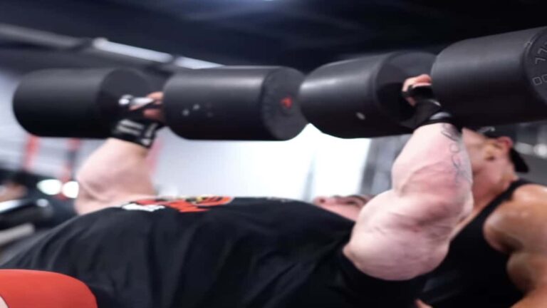 Watch Nick Walker Absolutely Handle 200 Pound Dumbbells for a Set of 10 on the Incline Press