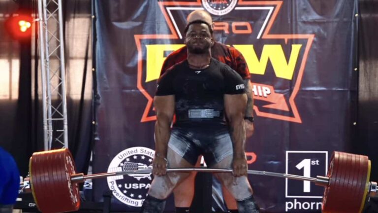 Jamal Browner (110KG) Breaks World Record Total, Logs Deadlift Over 1,000 Kilos at 2022 USPA Raw Pro