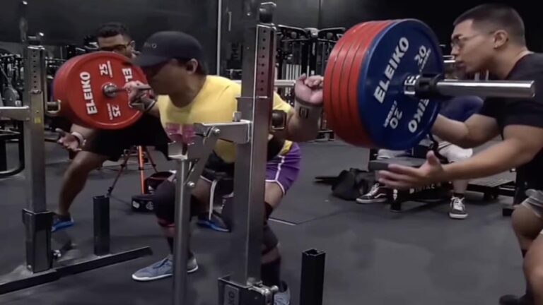 Jonathan Cayco Sets an 8-Rep Back Squat PR of 260 Kilograms