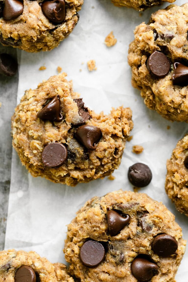 Oatmeal Pumpkin Chocolate Chip Cookies (One Bowl & Made Gluten Free)