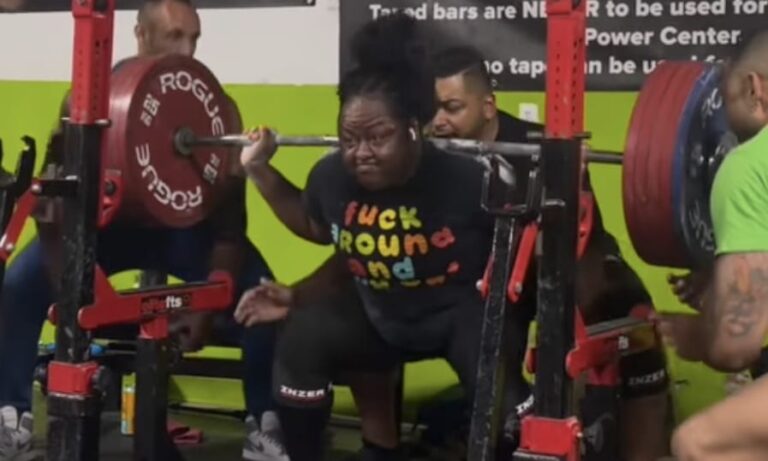 Sherine Marcelle (90KG) Logs One other Squat PR and Unofficially Exceeds the Squat World Record, Again