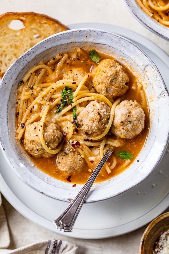 Spaghetti and Meatball Soup – health foods diets