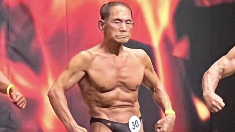 86-Yr-Old Toshisuke Kanazawa Becomes Oldest Competitive Bodybuilder in Japan