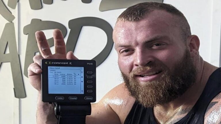 James Hall, Eddie Hall’s Brother, Breaks 1,000-Meter Row World Record