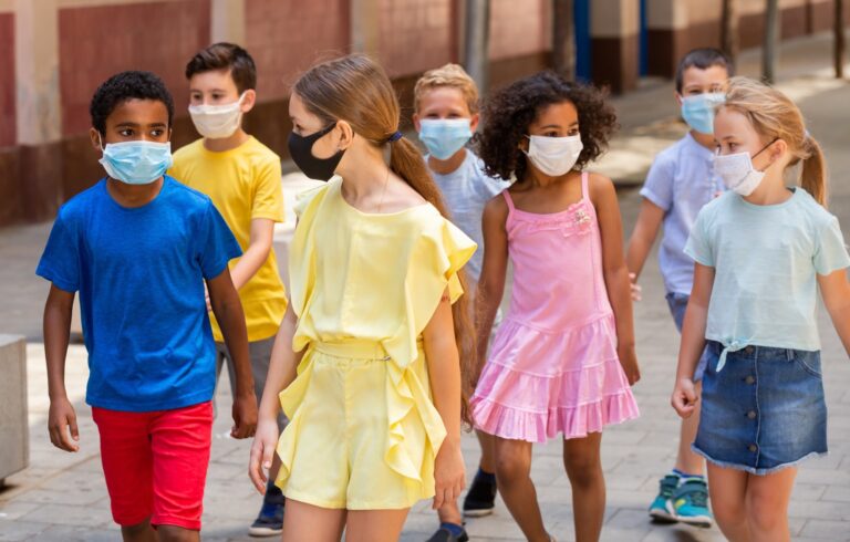 Mask use in children shown to cause no respiratory distress