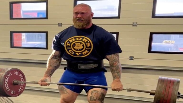 Hafthor Björnsson Deadlifts 793 Kilos for two Reps as He Preps Powerlifting Return