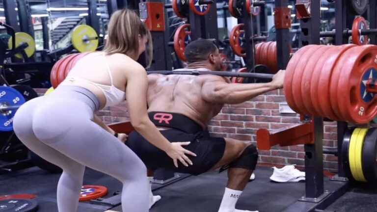 Larry Wheels Shows Off His Power With a 305-Kilogram (672.4-Pound) Squat for six Reps