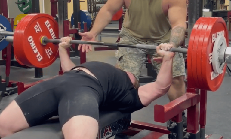 Powerlifter Blake Lehew (82.5KG) Scores a Massive 518-Pound Bench Press for a Recent Milestone