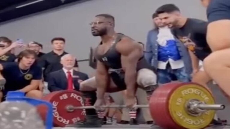 Powerlifter Seun Jubril (82.5KG) Deadlifts 788 Kilos for American Record