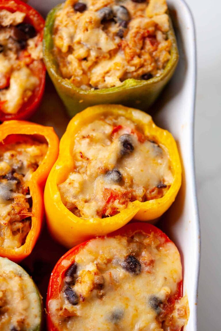 Seafood Stuffed Peppers | Kara Lydon