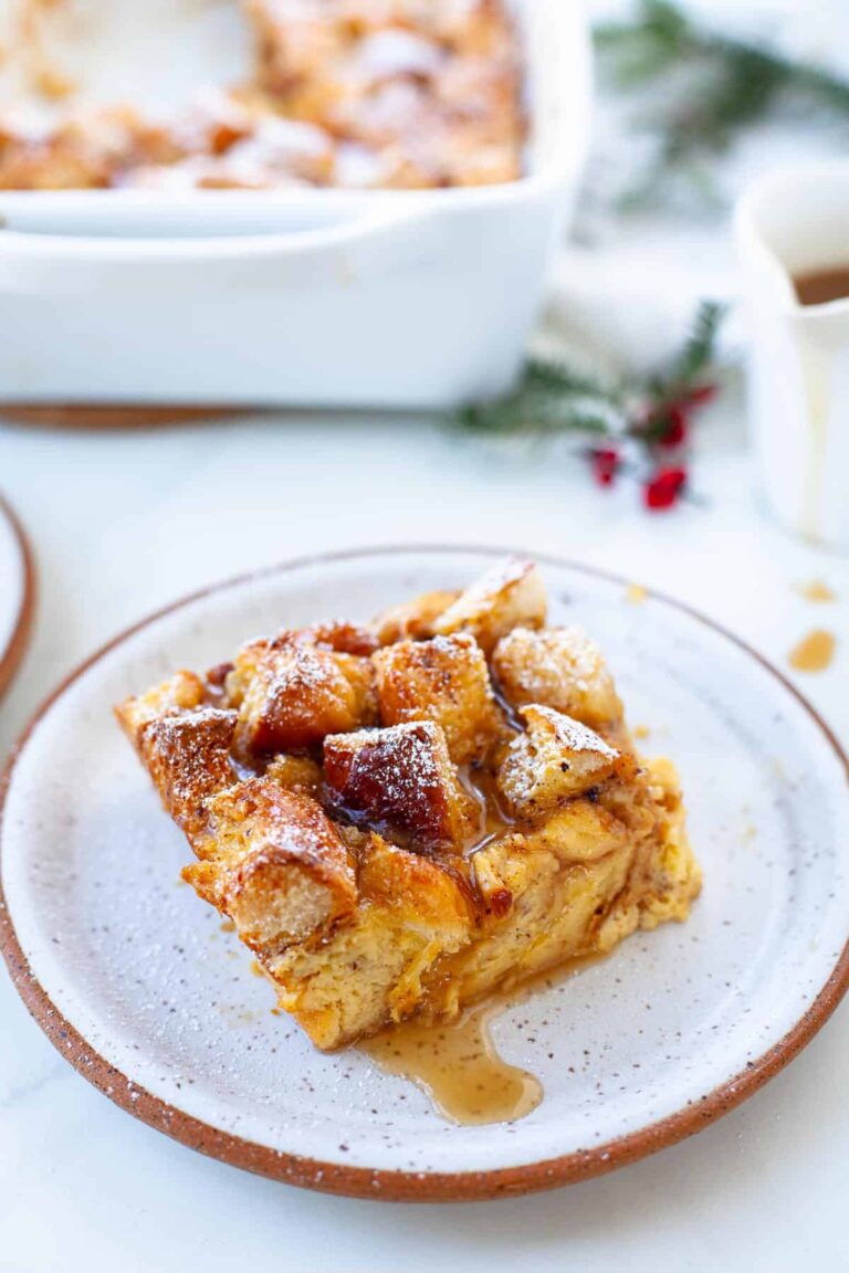 Eggnog Bread Pudding | Kara Lydon