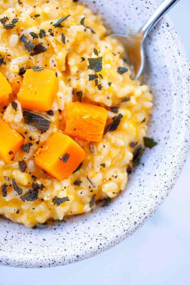 Fast Pot Butternut Squash Risotto