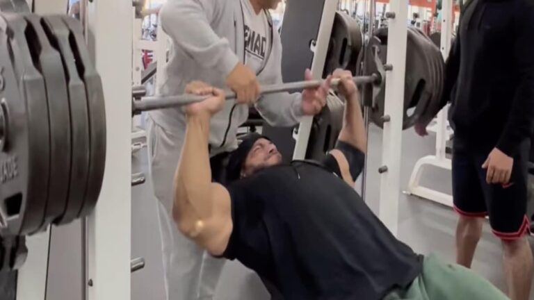 Mamdouh “Big Ramy” Elssbiay Polishes Up His Chest With Coach Dennis James