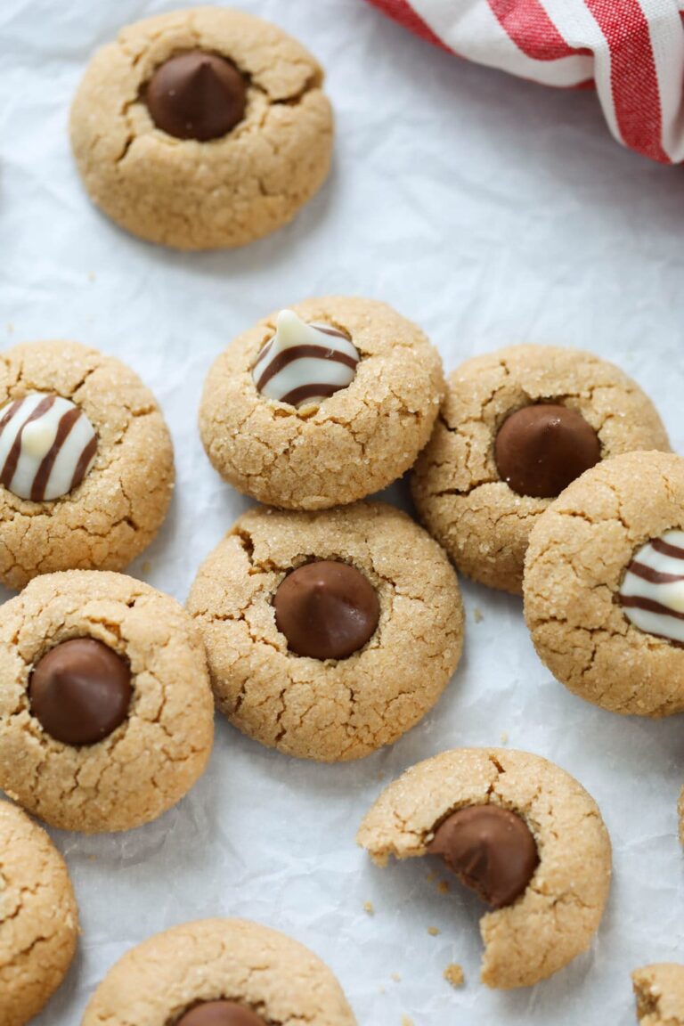 Peanut Butter Blossoms (Gluten Free Option)