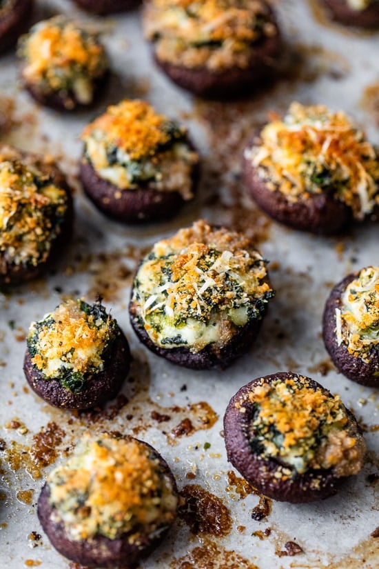 Spinach Dip Stuffed Mushrooms – health foods diets