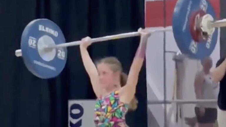 9-Yr-Old Rory van Ulft Logs a Staggering 66-Kilogram (145.5-Pound) Clean & Jerk