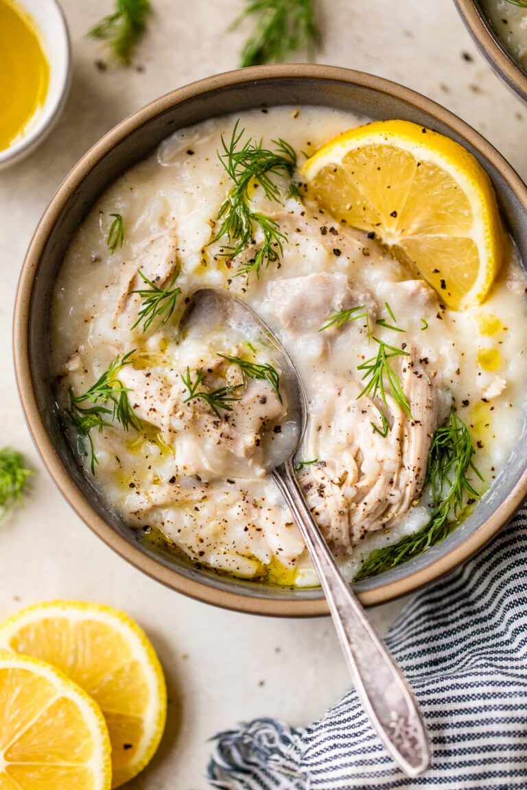 Avgolemono Chicken and Rice Soup