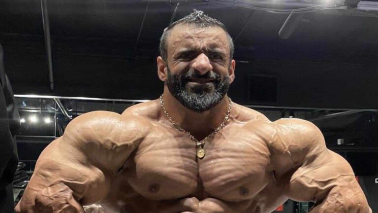 Hadi Choopan Looks Stacked as He Preps for Mr. Olympia Title Defense