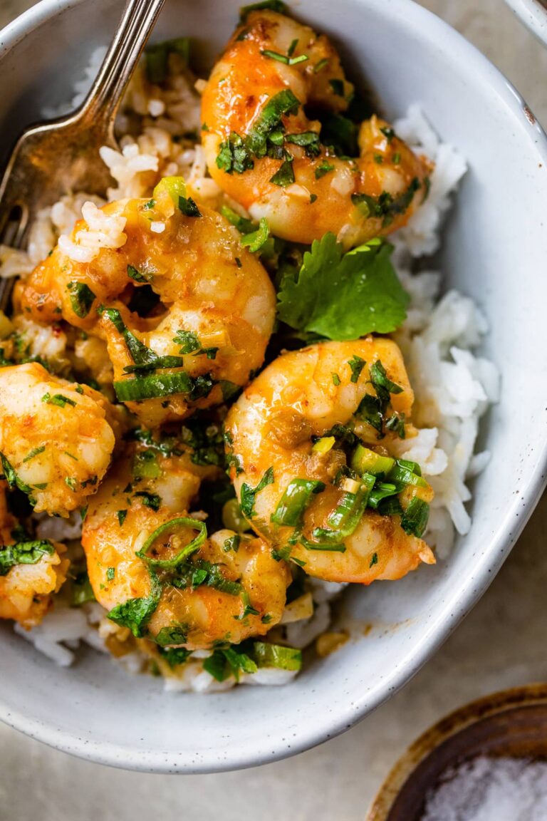 Red Thai Coconut Curry Shrimp