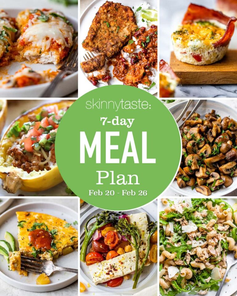 7 Day Healthy Meal Plan (Feb 20-26)