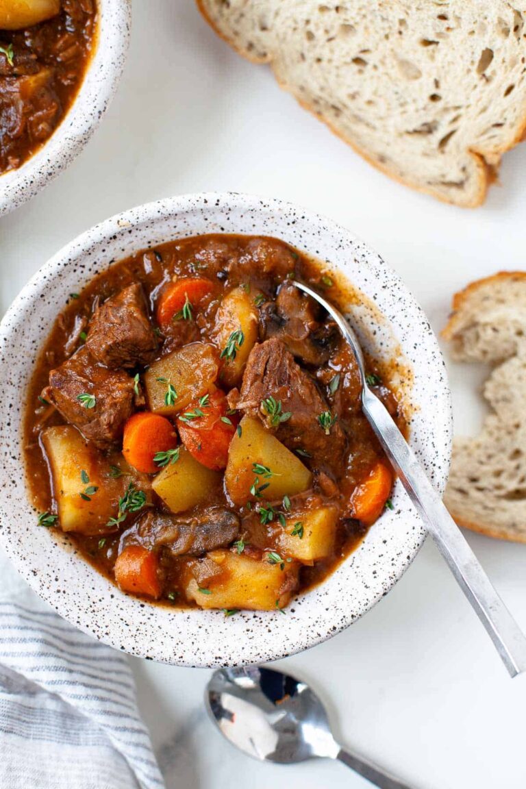 Easy Pot Guinness Beef Stew – The Foodie Dietitian