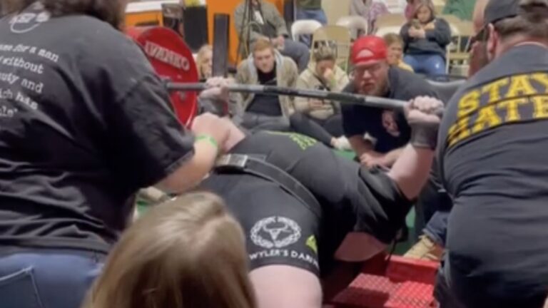 Powerlifter Jimmy Kolb Logs 612.5-Kilogram (1,350.3-Pound) Equipped Bench Press World Record