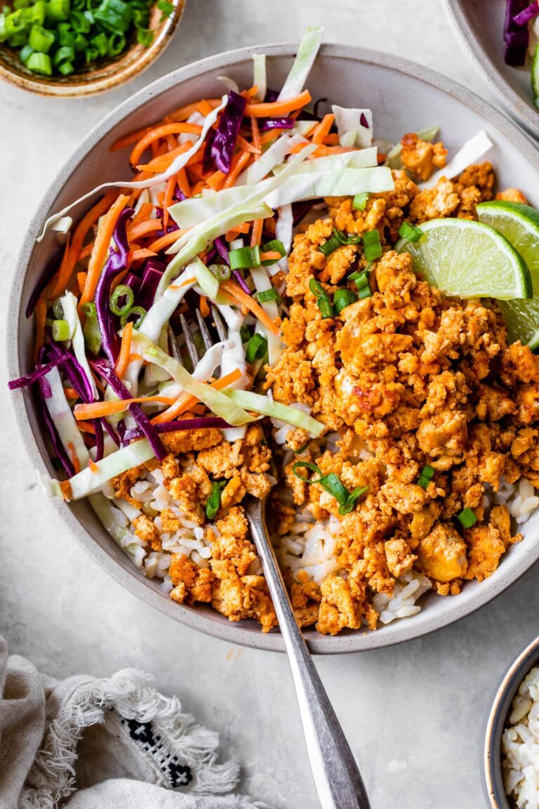 Spicy Gochujang Tofu Bowl (Vegan, Gluten-Free)