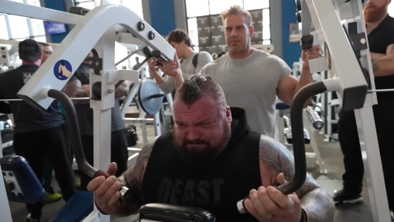 Eddie Hall Goes Through Olympia-Level Back Session With Jay Cutler