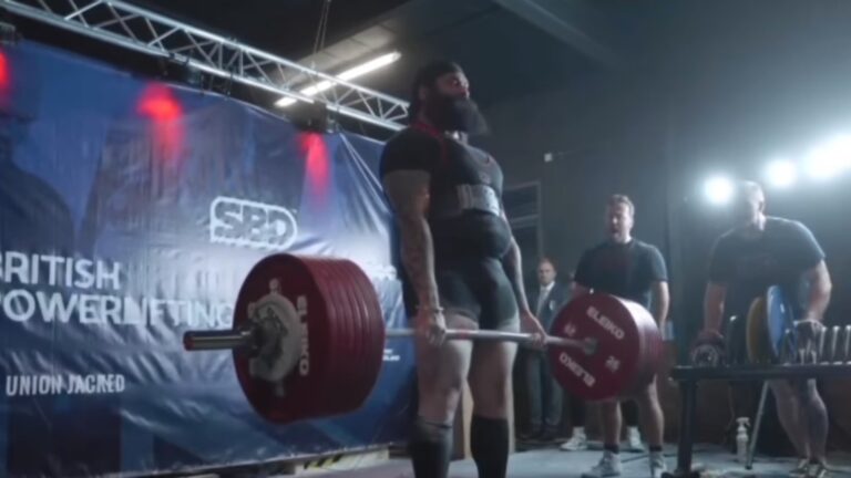 Powerlifter Inderraj Singh Dhillon (120KG) Deadlifts 385.5 Kilograms (849.8 Kilos) For British Powerlifting Record