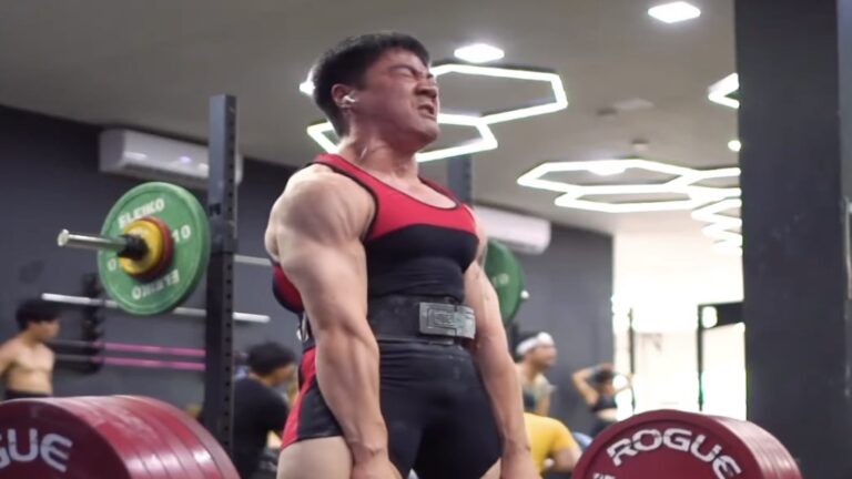 Powerlifter Kasemsand Senumong (66KG) Deadlifts 320 Kilograms (705 Kilos) for Huge PR and Unofficial World Record