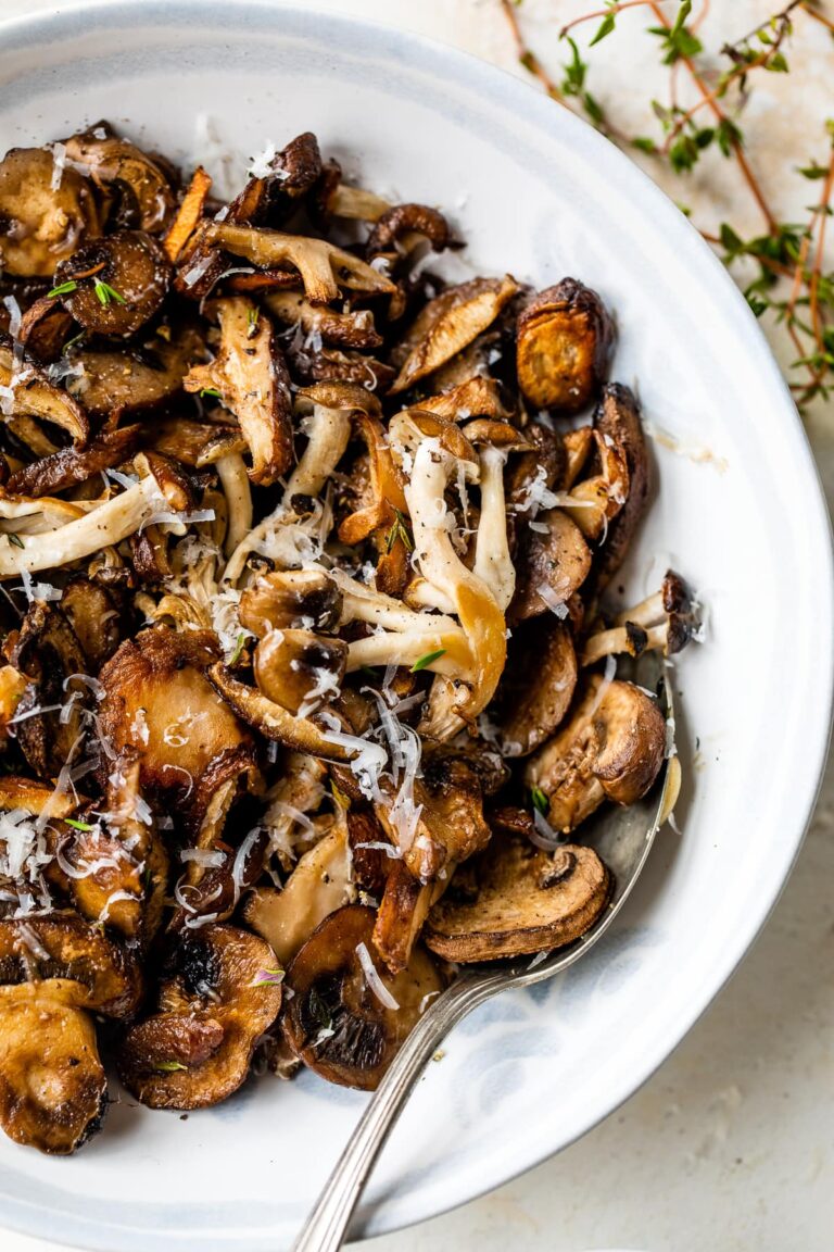 Roasted Mushrooms with Parmesan – health foods diets