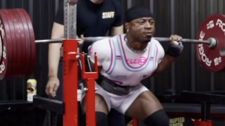 Russel Orhii Records a 337.5-Kilogram (744-Pound) Squat Double PR