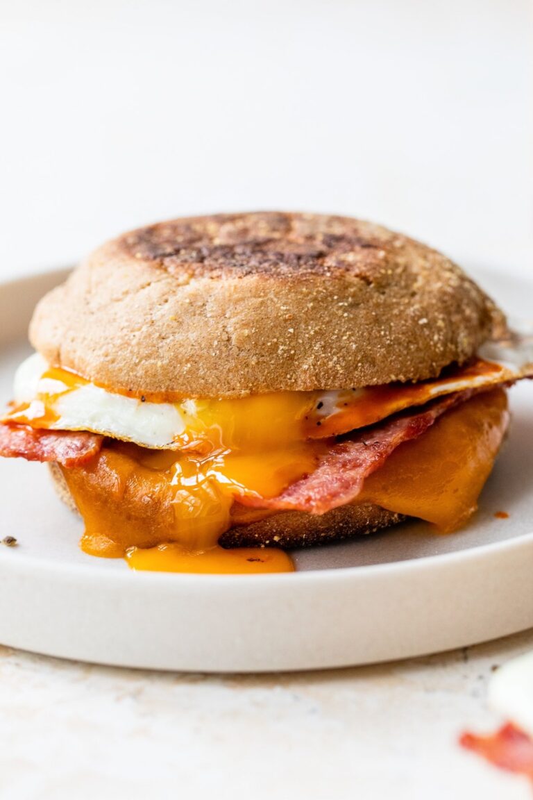 English Muffin Breakfast Sandwich – health foods diets