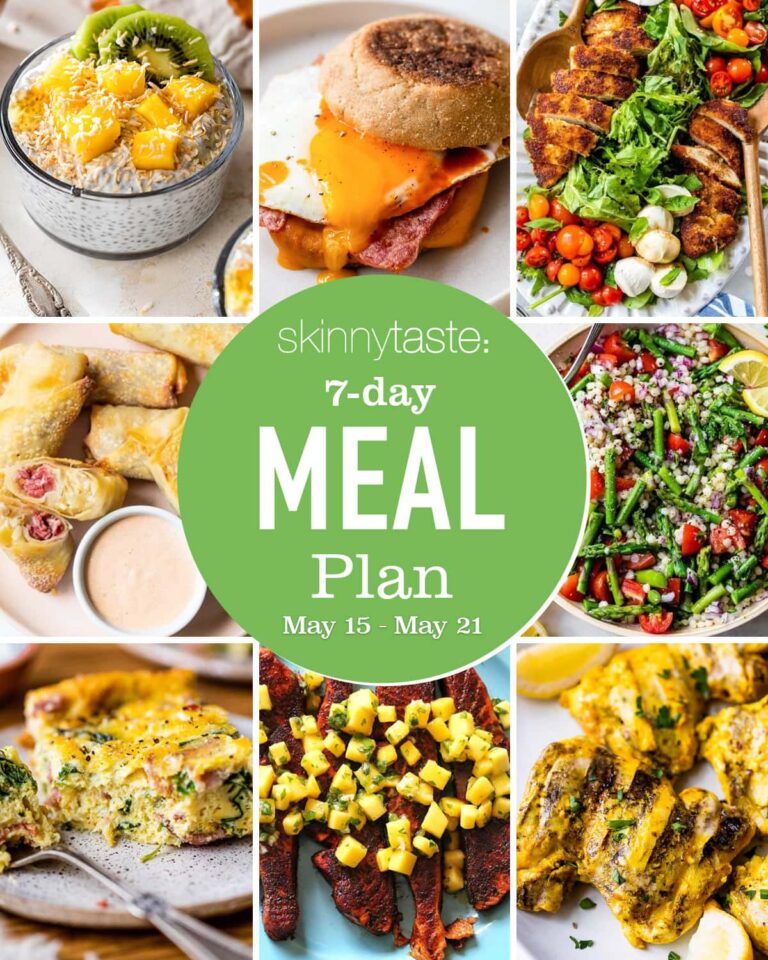 Free 7 Day Healthy Meal Plan (May 15-21)